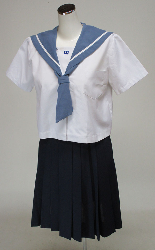 夏セーラー（半）＋スカート（ネクタイ付）